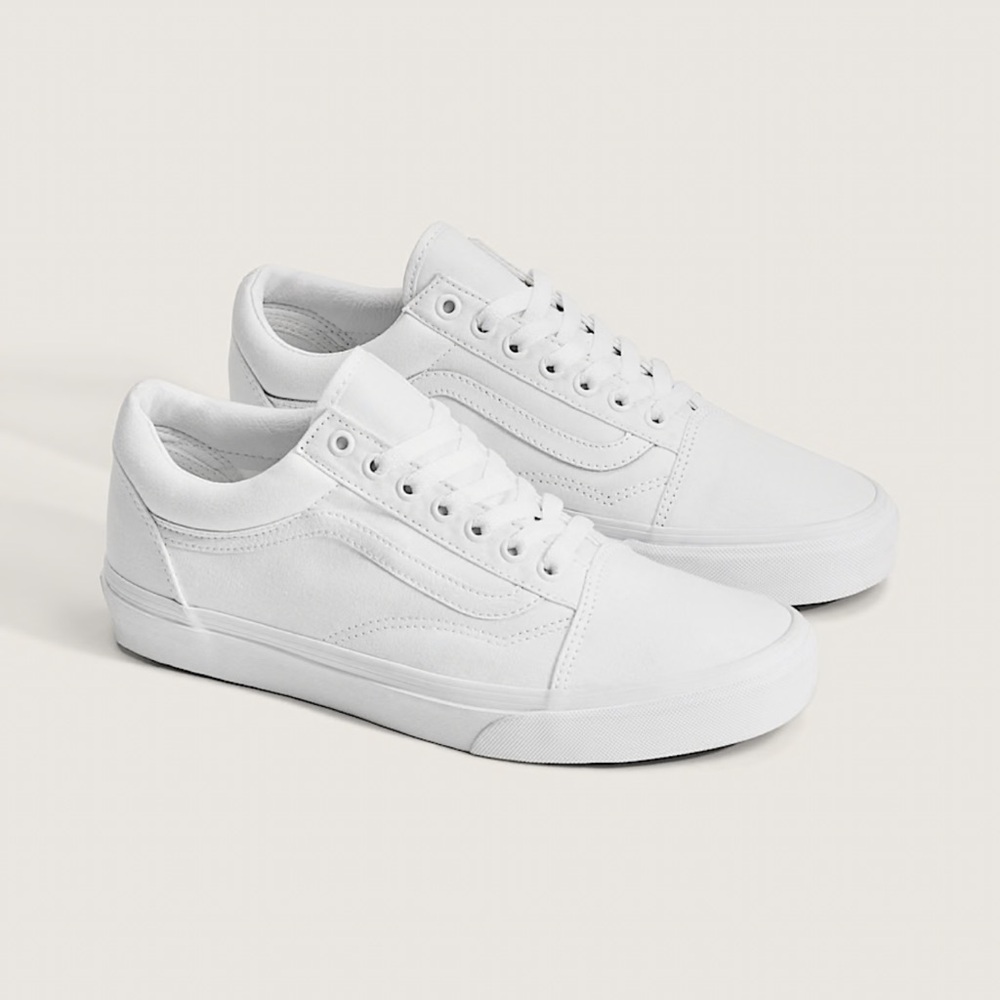 Vans Old Skool Shoe white sneaker men’s size 10.5
